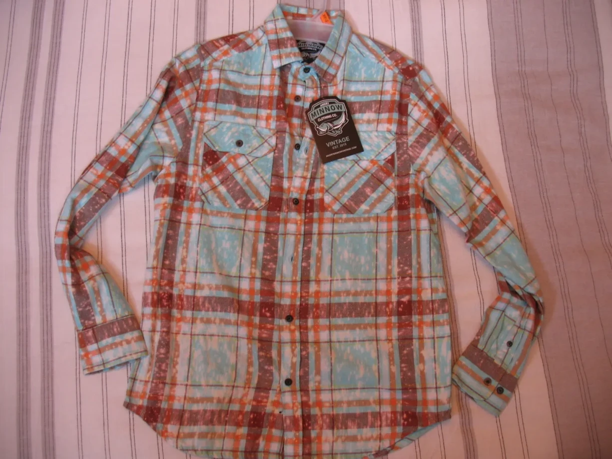 Angry Minnow Vintage Flannel Shirt
